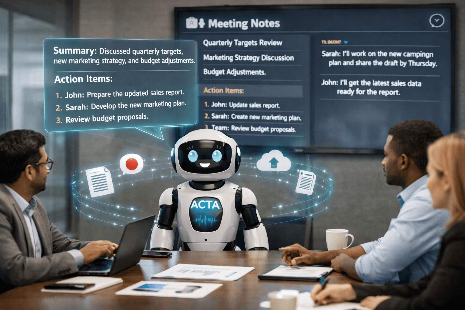 Acta.ai Case Study: AI Meeting Assistant for Enterprise Productivity